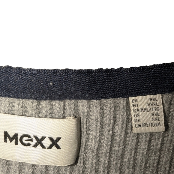 Mexx button quarter sweater trendy 100% cotton soft and cozy - Picture 2 of 7